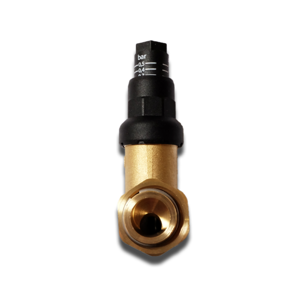 Differenstryks ventil (by-pass ventil) 3/4" lige - Billede 3