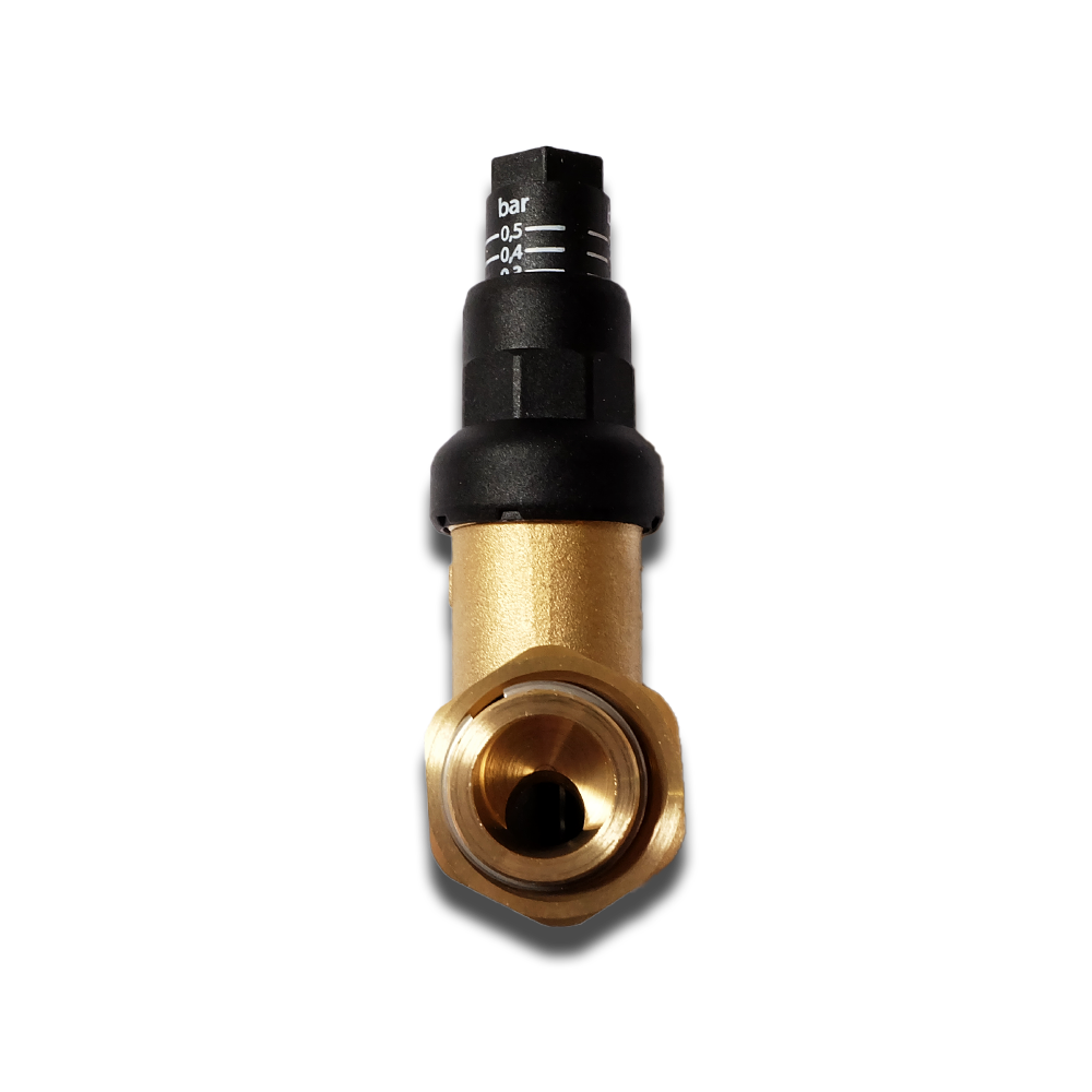 Differenstryks ventil (by-pass ventil) 3/4" lige - Billede 3