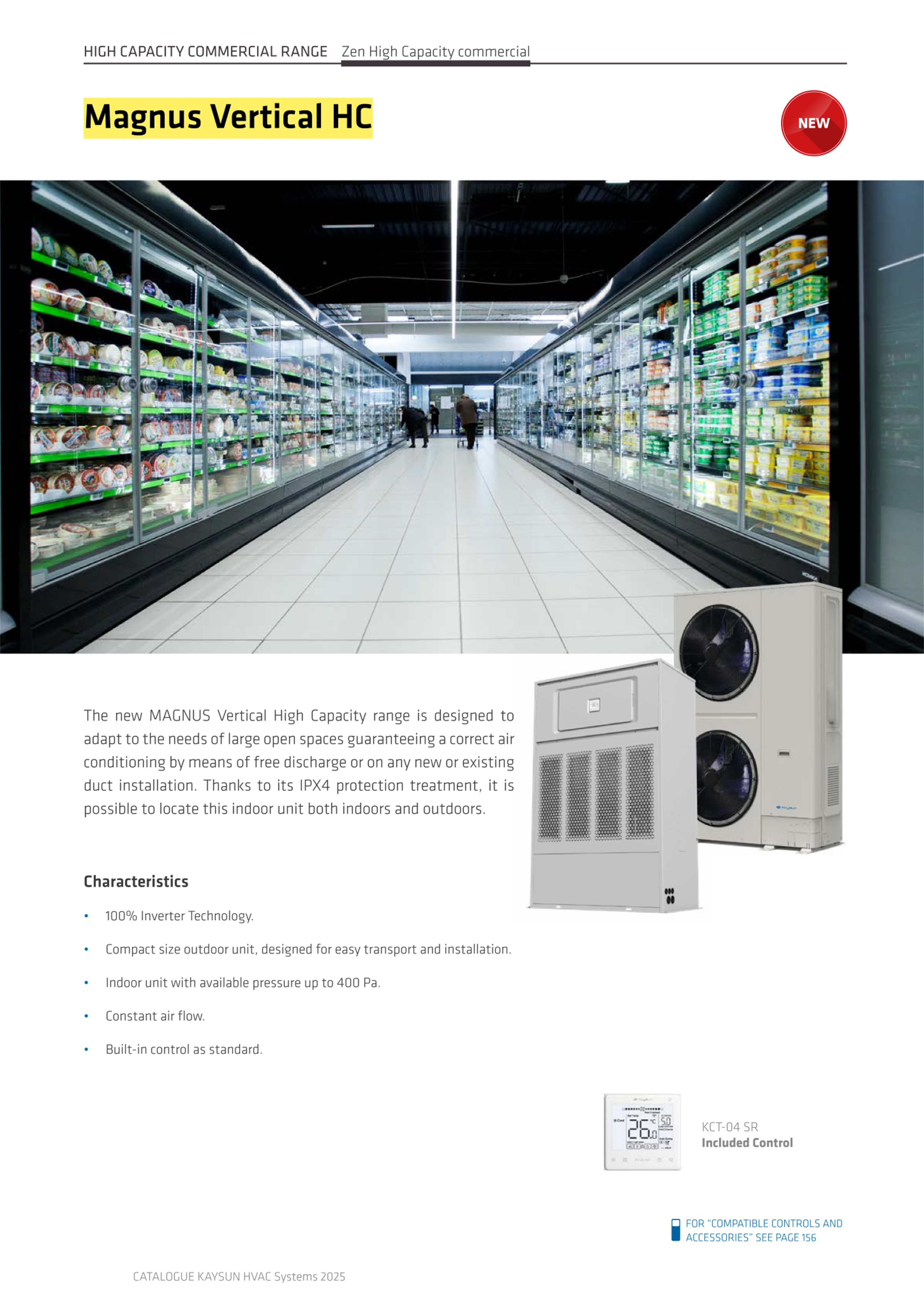 KAYSUN    KVHM-335 DN11  33kw luft/luft SCOP 4,06 - Billede 6