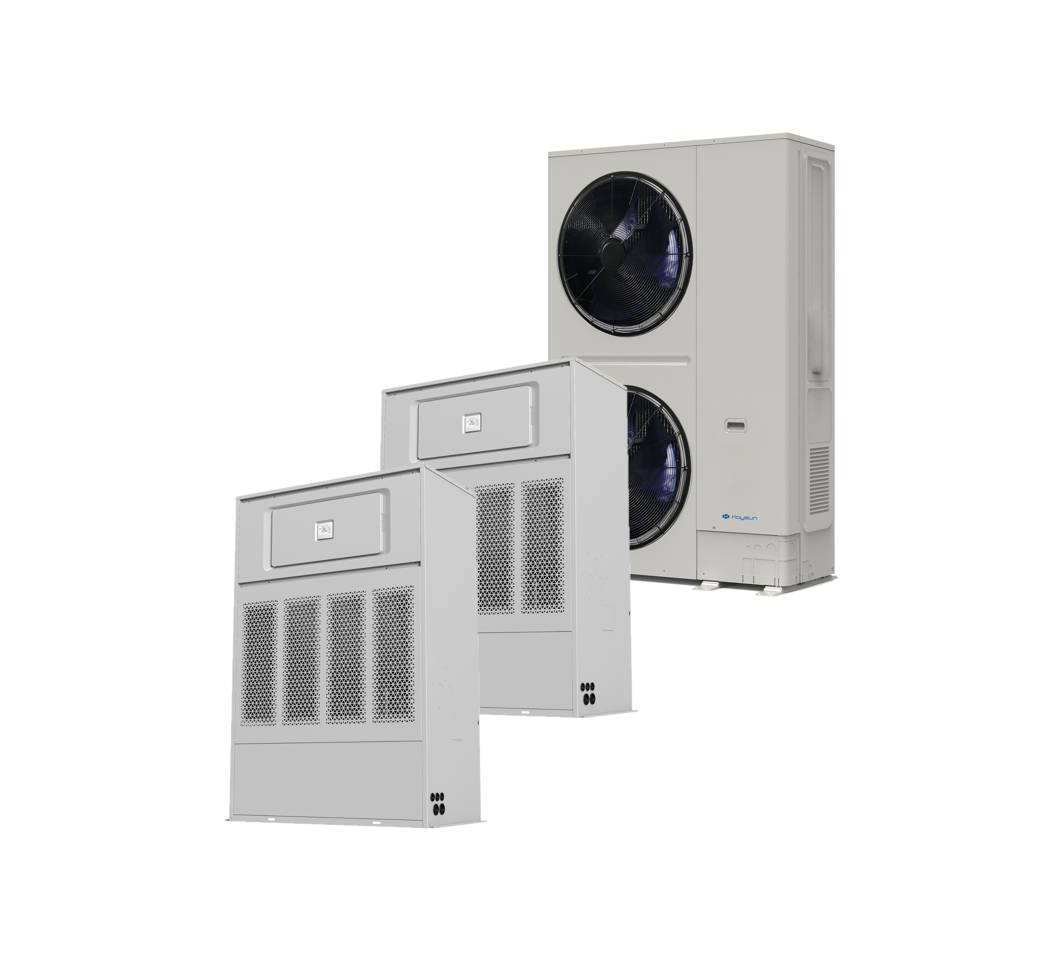 KAYSUN    KVHM2-560 DN11  56kw luft/luft SCOP 4,42 2 STK. INDEDELE